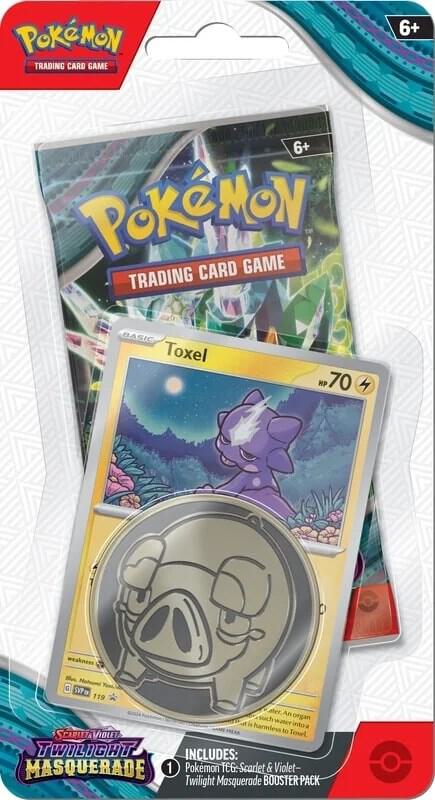 Pokemon - Twilight Masquerade Single Pack Blister [Toxel]